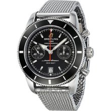 Breitling SuperOcean Heritage Chrono Black Dial Mens Watch