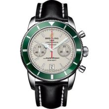 Breitling Superocean Heritage Chronographe 44 Leather Strap A2337036/BB81-leather-green-tang
