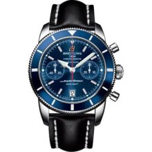Breitling Superocean Heritage Chronographe 44 Leather Strap A2337016/C856-leather-black-deployant