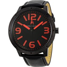 Brooklyn Watch Company De Kalb Black and Red Dial Mens Watch 1950BBR