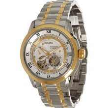 Bulova 98a123 Automatic Mens Watch Self Winding Mechanical Wristwatch