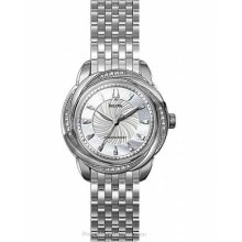 Bulova Ladies Diamond Brightwater Precisionist MOP Dial 96R153