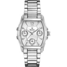 Bulova Ladies Diamond Collection Stainless Steel 96P127 Watch