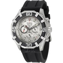 Bulova Men's 96B152 Solano Marine Star Rubber Strap Watch