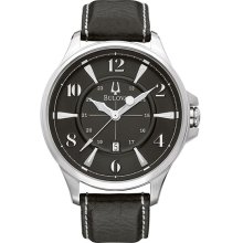 Bulova Mens Adventurer 44mm Stainless Steel Watch