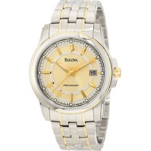 Bulova Men's Precisionist Champagne Dial Quartz Watch 98b156