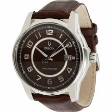 Bulova Precisionist Leather Mens Watch