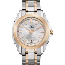 Bulova Precisionist Longwood Two-tone Bracelet Mens Watch 98B141