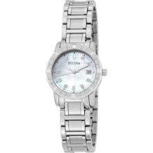 Bulova Women's 96r105 Diamond Accented Calendar Watch