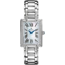 Bulova Women's 96R160 Diamonds Fairlawn Pearl Dial Watch