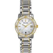 Bulova Women's 98r107 Diamond Accented Calendar Watch