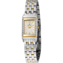 Bulova Women's 98R113 Diamond Accented Stainless Steel Bracelet Watch