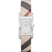 Burberry Tank Check Strap Watch, 20mm