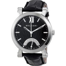 Bvlgari Sotirio Automatic Retrograde Date Mens Watch SB42BSLDR