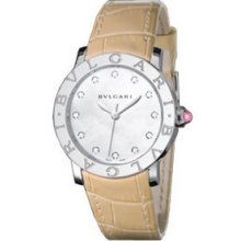 Bvlgari Women's Bvlgari Bvlgari White Mother Of Pearl Dial Watch BBL37WSL/12