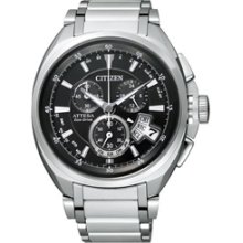 BY0020-59E (ATD53-3011) - Citizen Eco-Drive Attesa Titanium Atomic Global Radio Duratect Chrono Sapphire Japan Watch