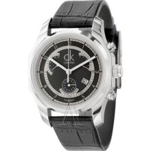 Calvin Klein Celerity Chronograph Stainless Steel Black Dial Men's Watch #K7731102