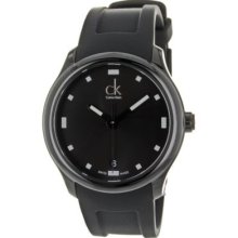 Calvin Klein Men's Visible Swiss Made Quartz Silicone Strap Watch