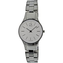 Calvin Klein Women's Simplicity K4323126 Silver Stainless-Steel S ...