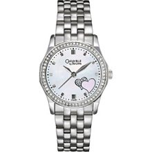 Caravelle by Bulova Women's Double Heart Watch with Swarovski