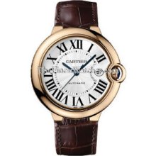 Cartier Ballon Bleu 42mm Mens Pink Gold Watch W6900651