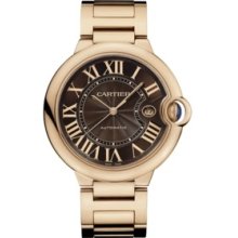 Cartier Ballon Bleu 42mm Mens Pink Gold Watch W6920036