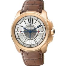 Cartier Calibre Central Chronograph Pink Gold Watch W7100004