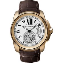 Cartier Calibre De Cartier Silver Dial Mechanical Mens Watch W7100009