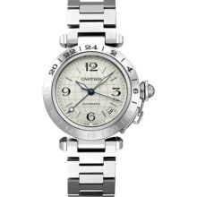 Cartier Men's Pasha Silver Dial Watch W31078M7