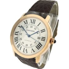 Cartier Men's Ronde Solo Silver Dial Watch W6701009