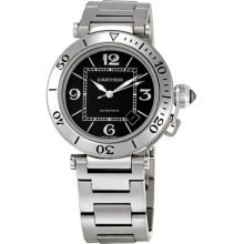 Cartier Pasha Seatimer Steel Mens Watch W31077M7