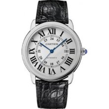 Cartier Ronde Solo Silver Dial Mechanical Mens Watch W6701010 ...