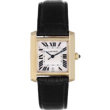Cartier Tank Francaise 18k Yellow Gold Men's Used Watch W5000156