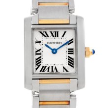 Cartier Tank Francaise Ladies Steel And 18k Gold W51007q4
