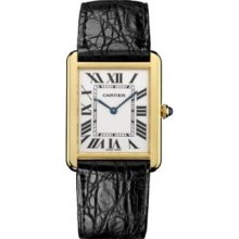 Cartier Tank Solo Steel & 18k Gold Large Size Watch W1018855