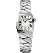 Cartier Watch La Dona De Cartier Small W660012i Steel Bracelet Silver Dial Rare