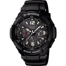 Casio 50mm Black Resin G-Shock G-Aviation Timepiece