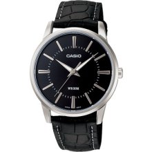 Casio Analog Leather Watch Mtp-1303l-1av Quartz Gents Classic Mtp-1303