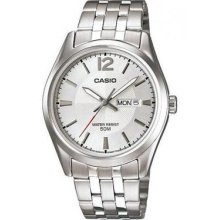 Casio Analog Watch Date Day Mtp-1335d-7a Quartz Gents 50m Water Mtp-1335