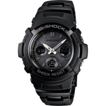 Casio Awg-m100bc-1ajf G-shock Solar Radio Black/blue Watch