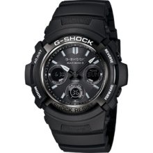 Casio Awg-m100bw-1ajf G-shock Garish Black Watch