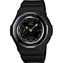 Casio Baby-g Bga141-1b Shock Resistant Black Analog Digital Women's Watch