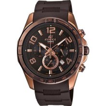 Casio Edifice Black Label Chronograph Mens Watch EFR516PG-5A