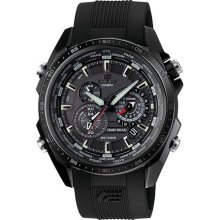 Casio EQS500C-1A1 Men's Edifice Black Label Chronograph Solar Watch