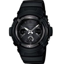 Casio G-shock Awrm100b-1a Analog & Digital Black Men's Watch In Original Box