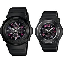 Casio G-shock Baby-g Lovers Collection Black Lov-11b Lov-11b-1 Lov-11b-1b