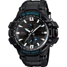 Casio G-shock G-aviation Solar Smart Access Black Blue Gwa1000a-1a