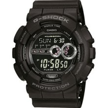 Casio G-shock Gd100-1b X-large Black Military Men's Watch Original Box