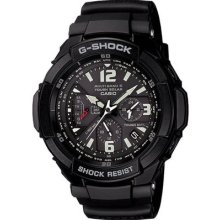 Casio Gw3000bb-1a Men's Watch Black Resin G-shock G-aviation Strap