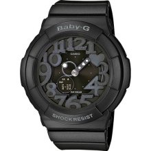 Casio Ladies Baby-G Digital-Analog Black Dial Alarm BGA131-1B